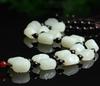 Men's Xinjiang Hotan White Jade Arhats Necklace with Certificate