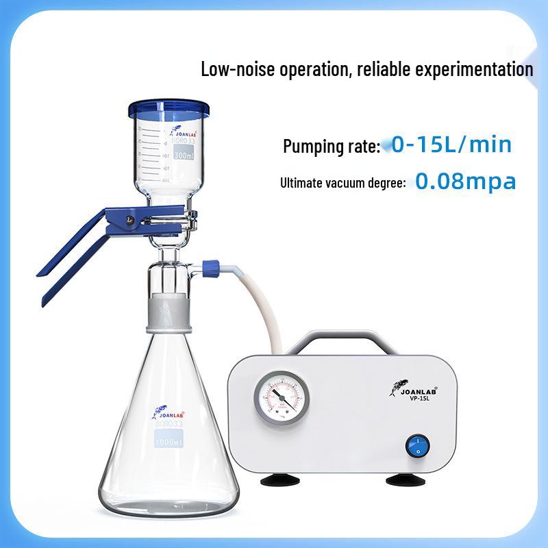 JOANLAB Adjustable Oil-Free Vacuum Pump for Lab Filtration