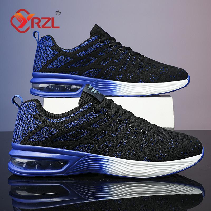 Yrzl Men Running Shoes For Man Comfortable Lightweight Sports Shoe Mesh Non Slip Walking Shoes Jogging Gym Tennis Shoes Men