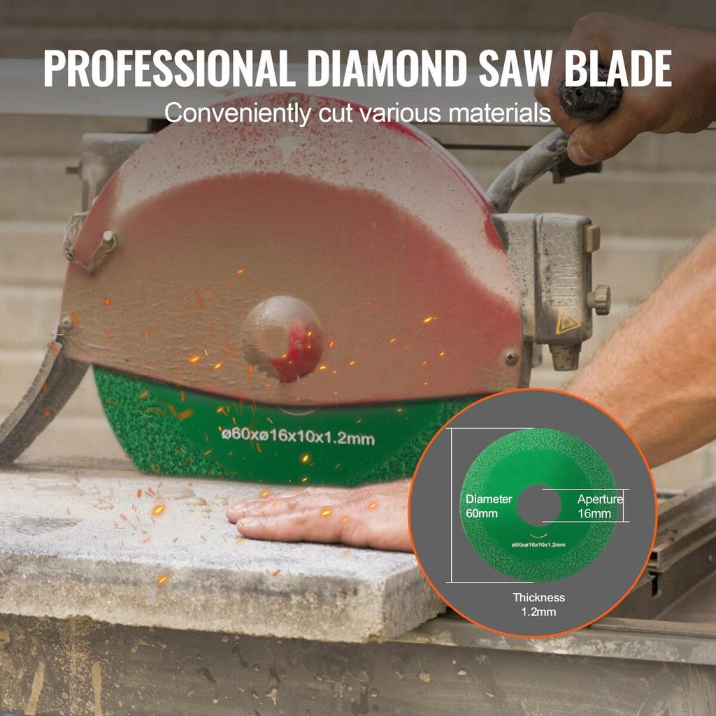 Core Drill Bit, 2" Wet Diamond Core Drill Bits, 14" Drilling Depth Concrete Core Drill Bit with Saw Blade, 1-1/4"-7 Inner Thread, Laser Welding,