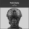 Tactical Military FAST Helmet - Simple Game CS Rail, Oval No-Hole Design for Outdoor Use
