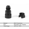 Fuel Line EFI Adapter Fitting 6AN AN6 AN-6 Male To 3/8" Quick Disconnect Push Hardline