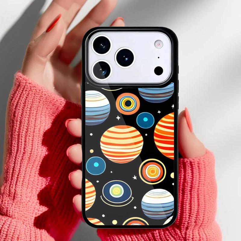 Modern Solar System - Space Phone Case for iPhone 17 Air 16e 15 14 13 Pro Max Back Cover for 12 11 Pro Coque