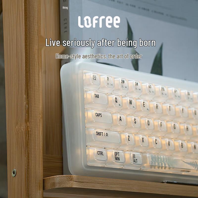 Lofree 1% Transparent Dual-Mode Mechanical Keyboard