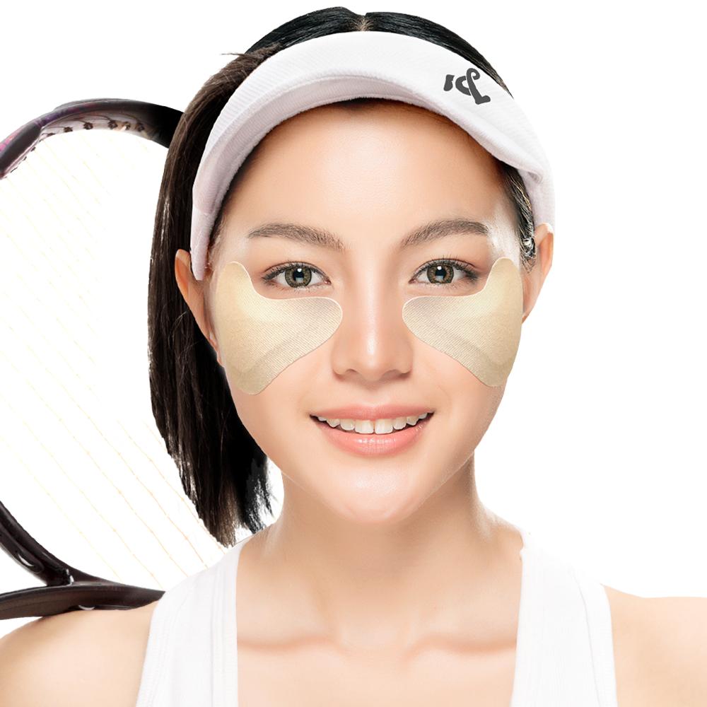 Golf Patch Face Sun Patch & Make Sunblock Tape Plus Cool Hydrogel Type B, 2 sets