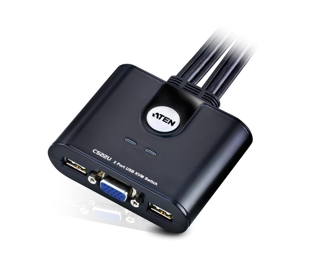 ATEN USB Cable KVM CS22U 2-Port