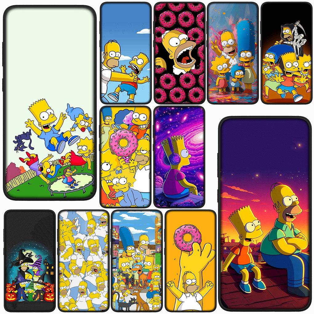 For Motorola Moto G82 G20 G22 G23 G32 G8 G7 G9 Power Plus G41 G30 G71 E22 E13 E20 E32 Phone Case The S-Simpsons Comics Bart
