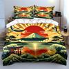 Japanese Style Art Home Decor Multiple Sizes Kid'S And Adults' Bedroom Exquisite 3Pc Bedding Set, Gift