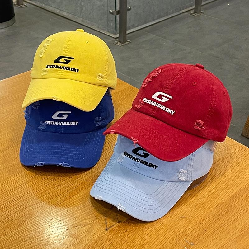 Cotton G Trendy Letter Baseball Hat For Men And Women Ideal For Spring Fashion