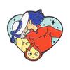 Cute Cartoon Alloy Lapel Pin - Anime Character Decorative Brooch Badge