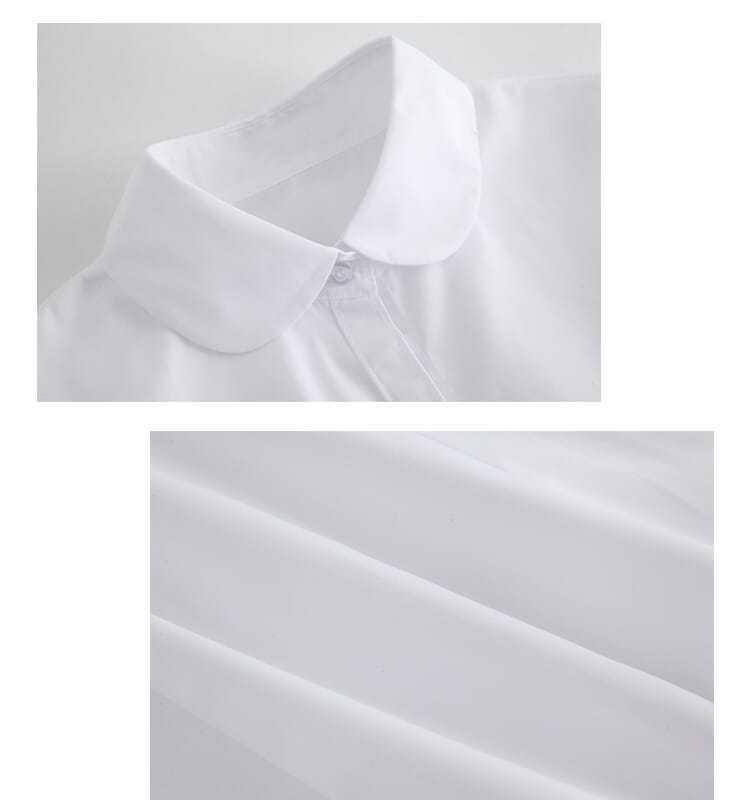 Taiwan Schuluniform Set: JK Stil Weißes Hemd & Akkordeonfalten für High School/College Sommerabschluss.