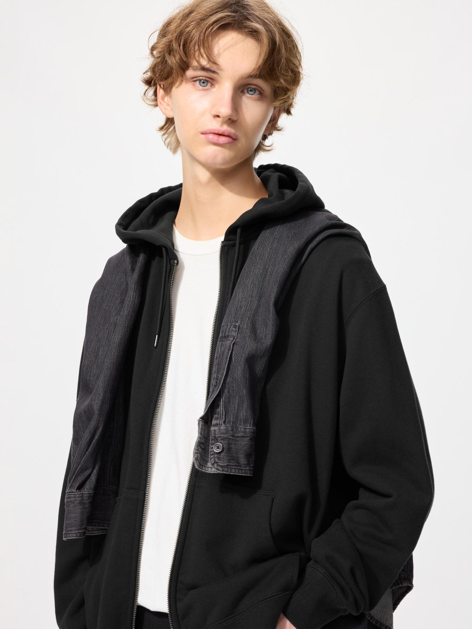 

Парка Uniqlo Sweatpool Zip 09 BLACK/UNISEX M