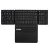 Foldable Bluetooth Keyboard Low Latency Bluetooth 5.1 Full Size Keyboard with Large Touchpad for IOS for Android for