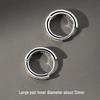 Trendy Men's Stud and Hoop Earrings - Simple, Stylish Ear Jewelry for a Hip Hop European and American Look.