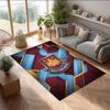 Tappeto in Velluto di Cristallo con Stampa del West Ham United Football, Comodo Assorbente d'Acqua Antiscivolo Tappeto per Pavimenti Interni