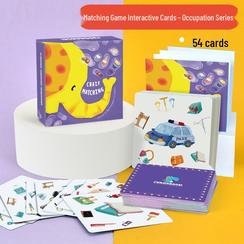 Hibiscus Angel Kids Educational Logic & Concentration Card Game