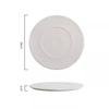 Matte Ceramic Flat Plate Serving Plate Steak Plate Pasta Dish Dessert Dish Sushi Dish Molecular Cuisine Restaurant Tableware