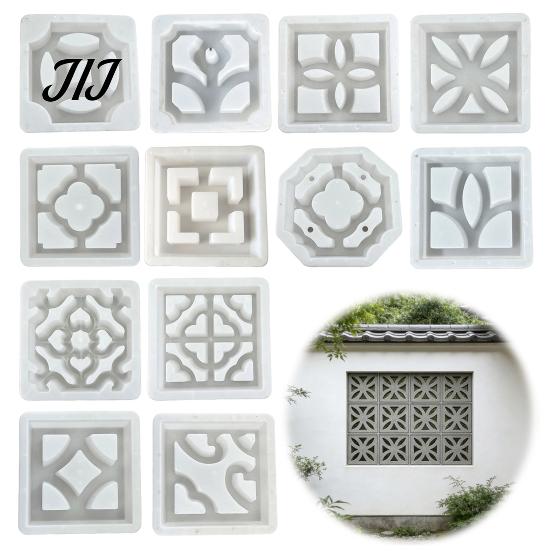 DIY Walkway Paving Tool Plastic Stepping Stones Mold, Reusable Concrete Mold for Garden Path Maker, Durable Casting Pave Yard Patio Decor, Cement