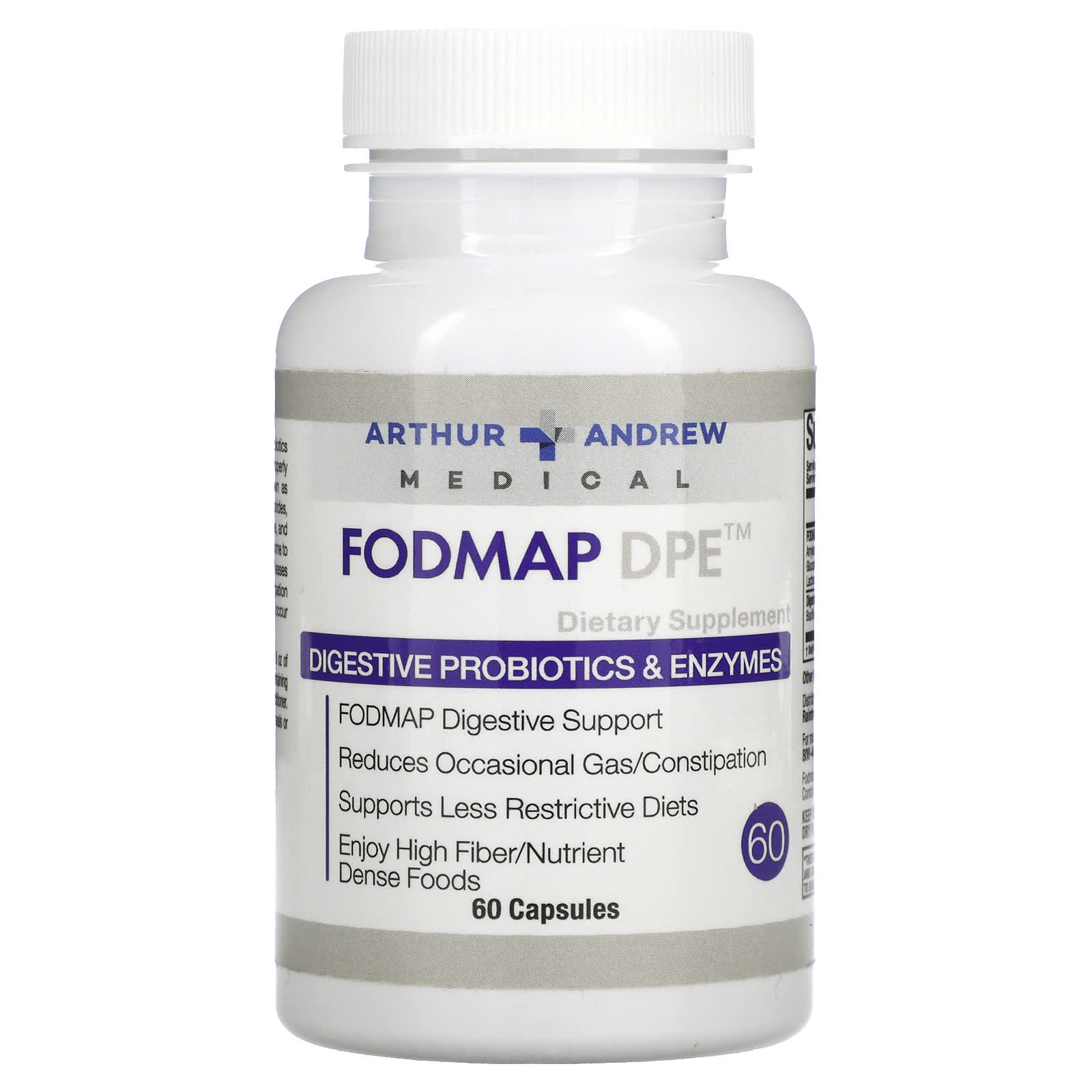 

Arthur Andrew Medical, FODMAP DPE, 60 капсул