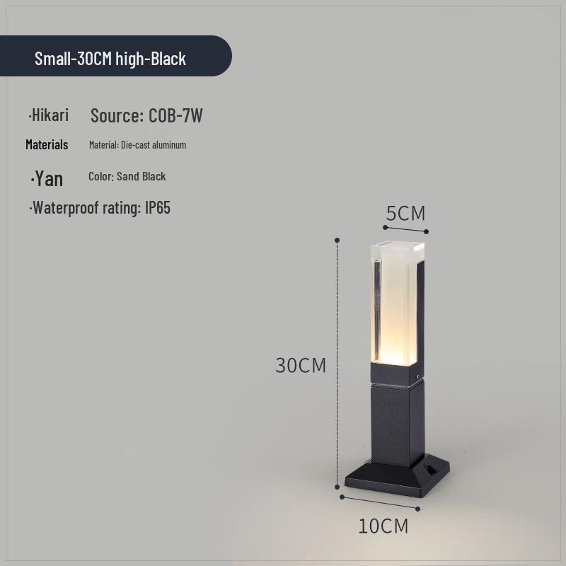 Waterproof Modern LED Lawn Light for Outdoor Courtyards and Gardens