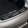 1ks Nálepka na zadní nárazník kufru auta z uhlíkových vláken Ochranná deska pro Honda Fit Mugen Insight Type S R VTEC Modulo Vezel RR Si