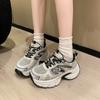Fashion 2025 Spring and Autumn Fashion New Style Versatile Women's Shoes Thick Soled Height Increasing Women's Casual Sports Shoes