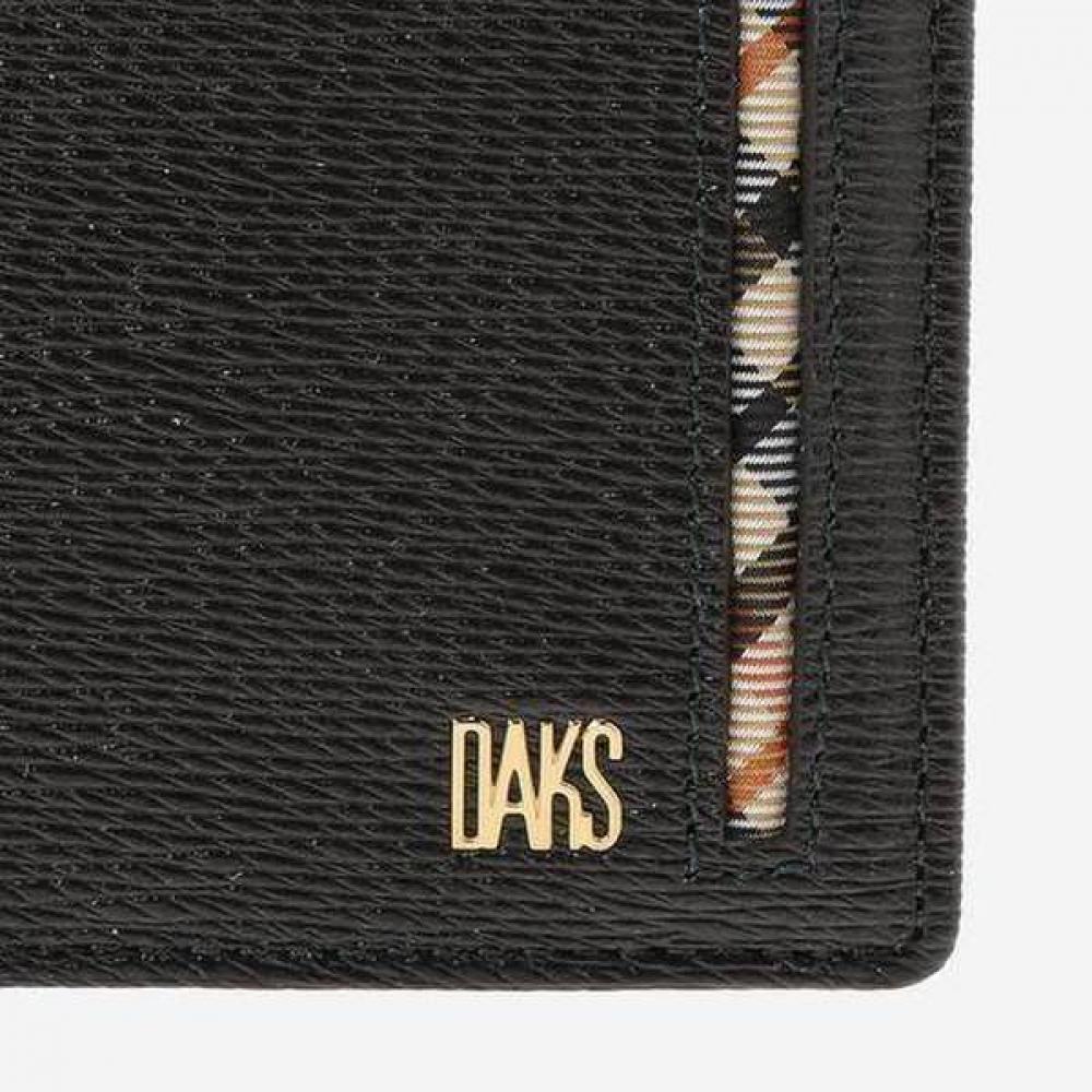 Daks Dark Brown Diagonal Check Wallet Dbwa4f914w3