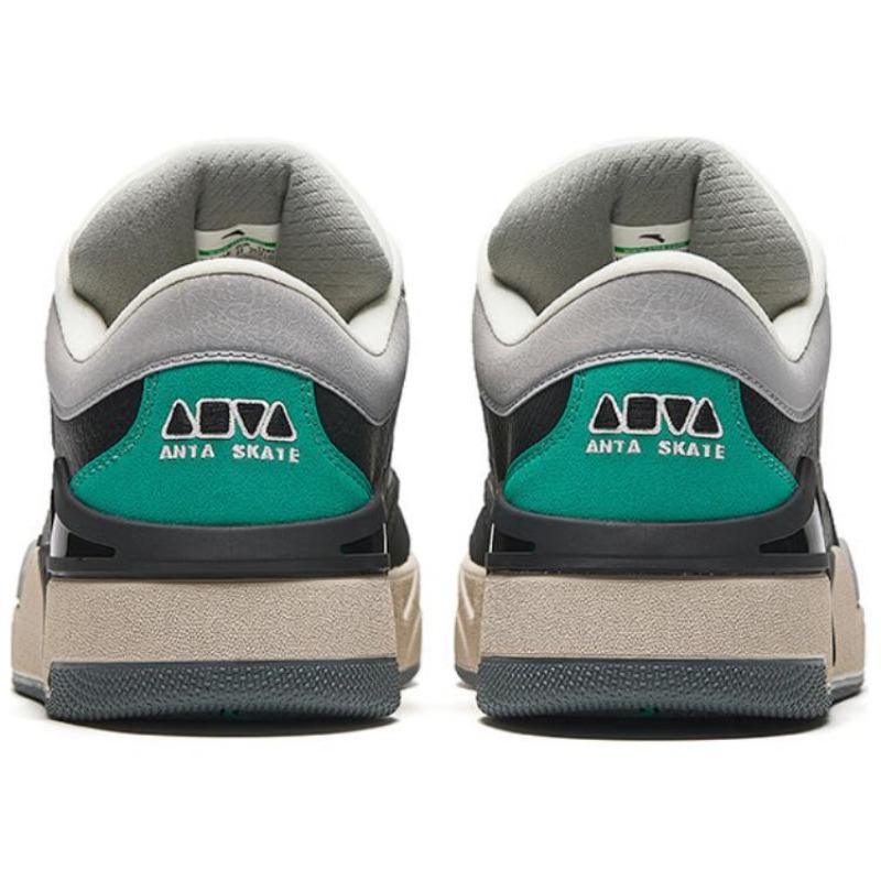 Anta Aojie S Low Top Sneakers Mens Black White Grey 112448081-5