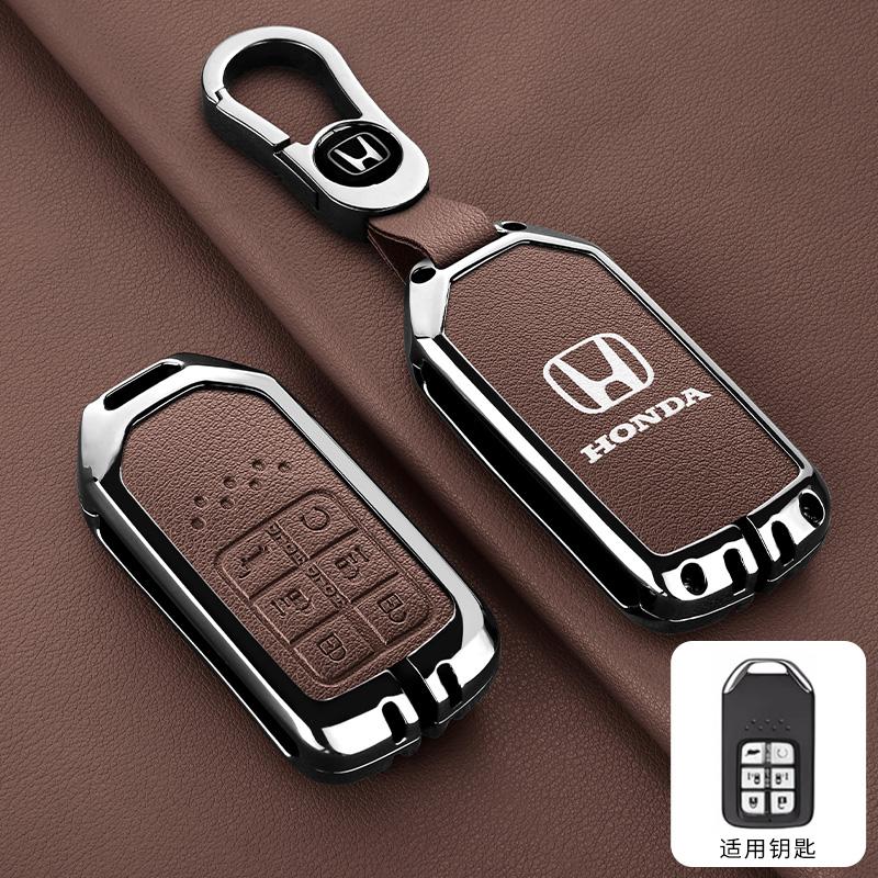 New 6 Buttons Car Key Case Cover Shell Remote Holder For Honda Odyssey Remote Ey Smart Keyless Tpu Car Key Case Cover Case