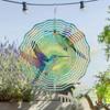 360 Degree Rotating Hummingbird Wind Spinner for Garden Balcony Yard Outdoor Decor No Batteries Needed All Season Gift