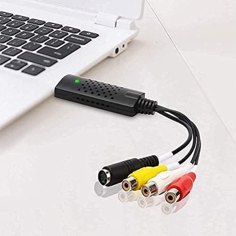 USB 2.0 Capture 4 Channel Video TV DVD VHS Audio Capture Adapter Card TV Video DVR