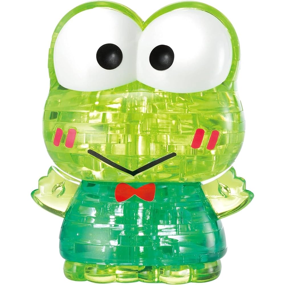 Hanayama Crystal Gallery Kero Kero Keroppi 3D Jigsaw Puzzle Decorative Figure Age 7+