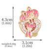 Sailor Moon Usagi Tsukino Magical Transformation Necklace Keychain Anime Pendant
