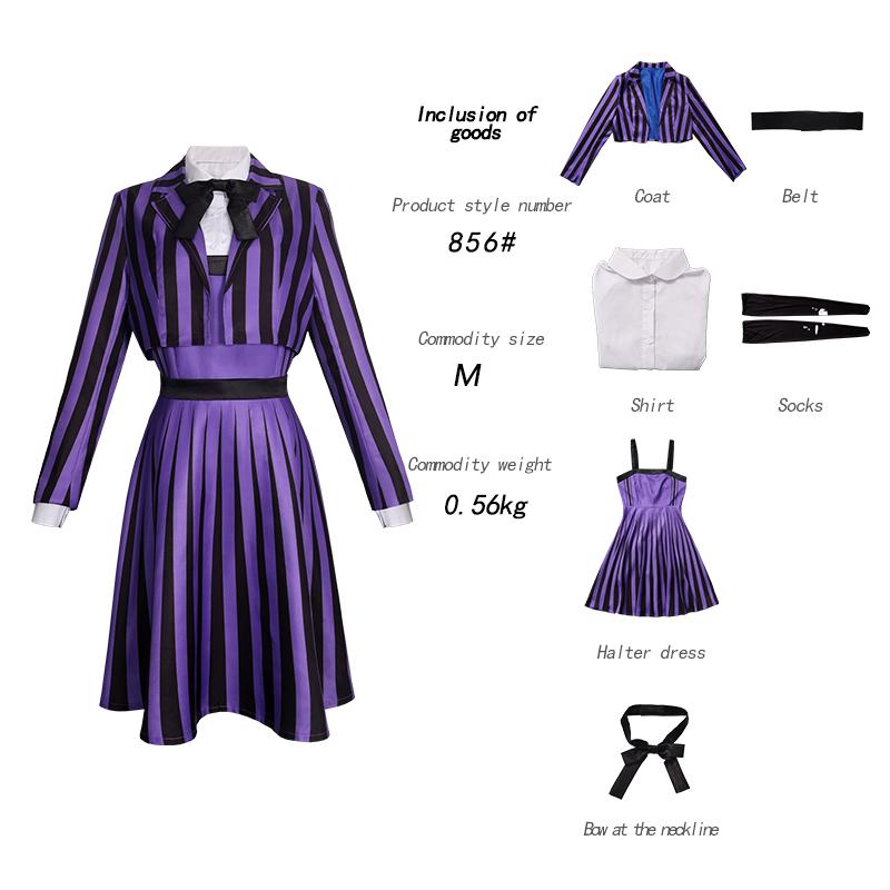 Anime Wednesday Season 2 Enid Sinclair Wolf Girl School Uniform Costume Cosplay Halloween Outfit Addams Family Costume For Woman