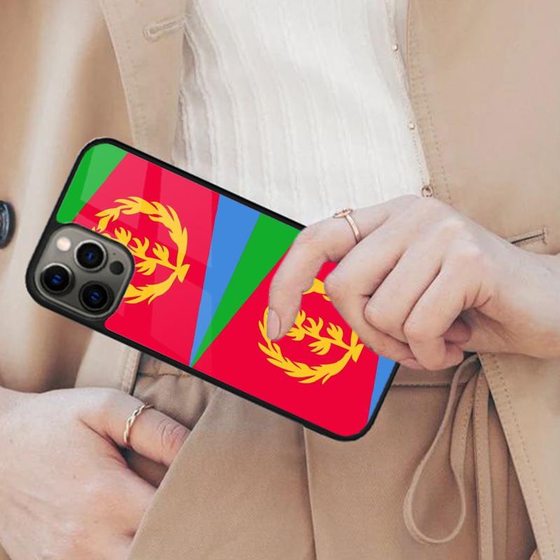 Eritrea Flag Magnetic Phone Case For APPLE iPhone 17 Air 16 14 13 12 Pro Max 15 Plus Wireless Charge With MagSafe Cover