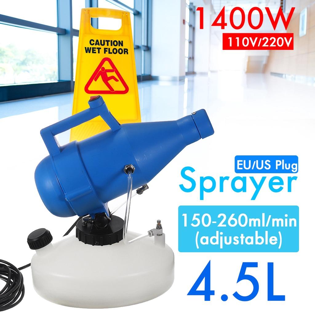 220V 50HZ Electric ULV Fogger Sprayer 4.5/5L Sprayer Mosquito Killer Disinfection Machine Killer Insecticide Atomizer Fight Drug 110V/220V