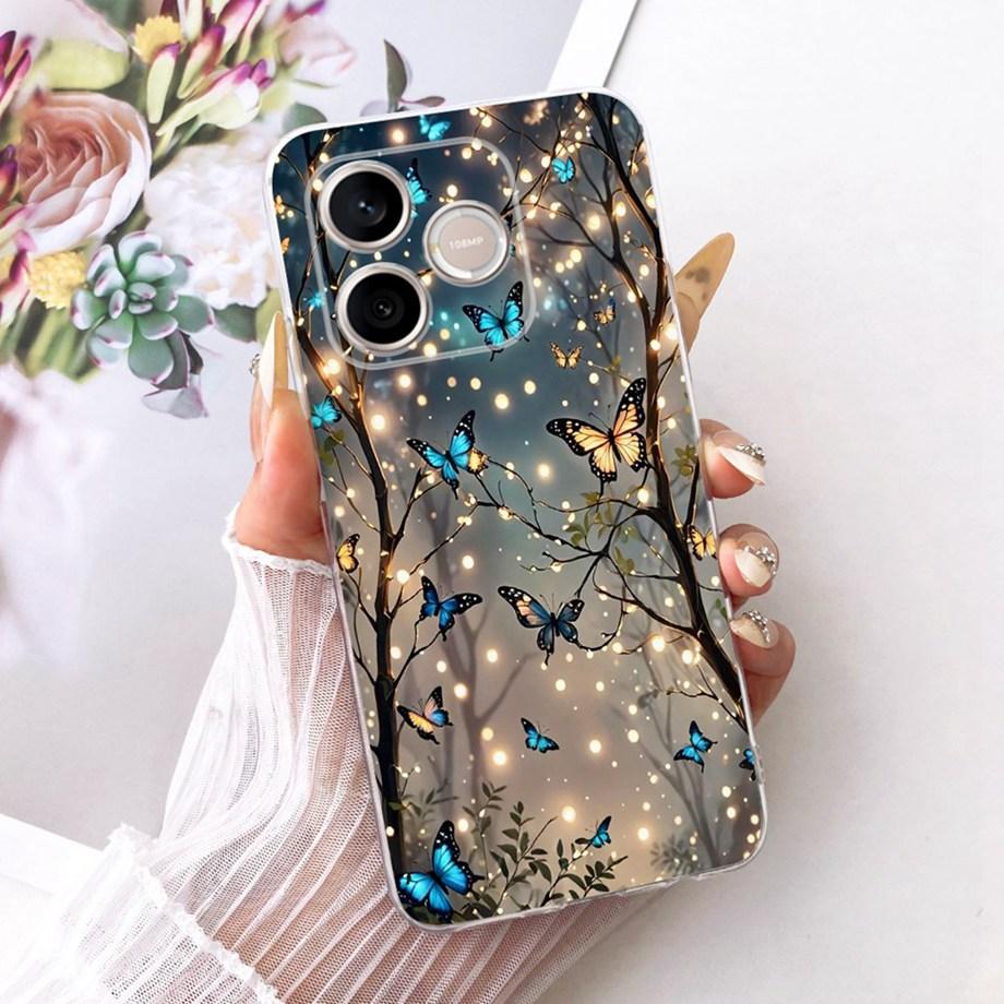 For Honor 600 Lite 500 Smart Phone Case Soft Clear Silicone Back Cover Butterfly Dragon Cat Floral Painting Funda Honor 600 Capa