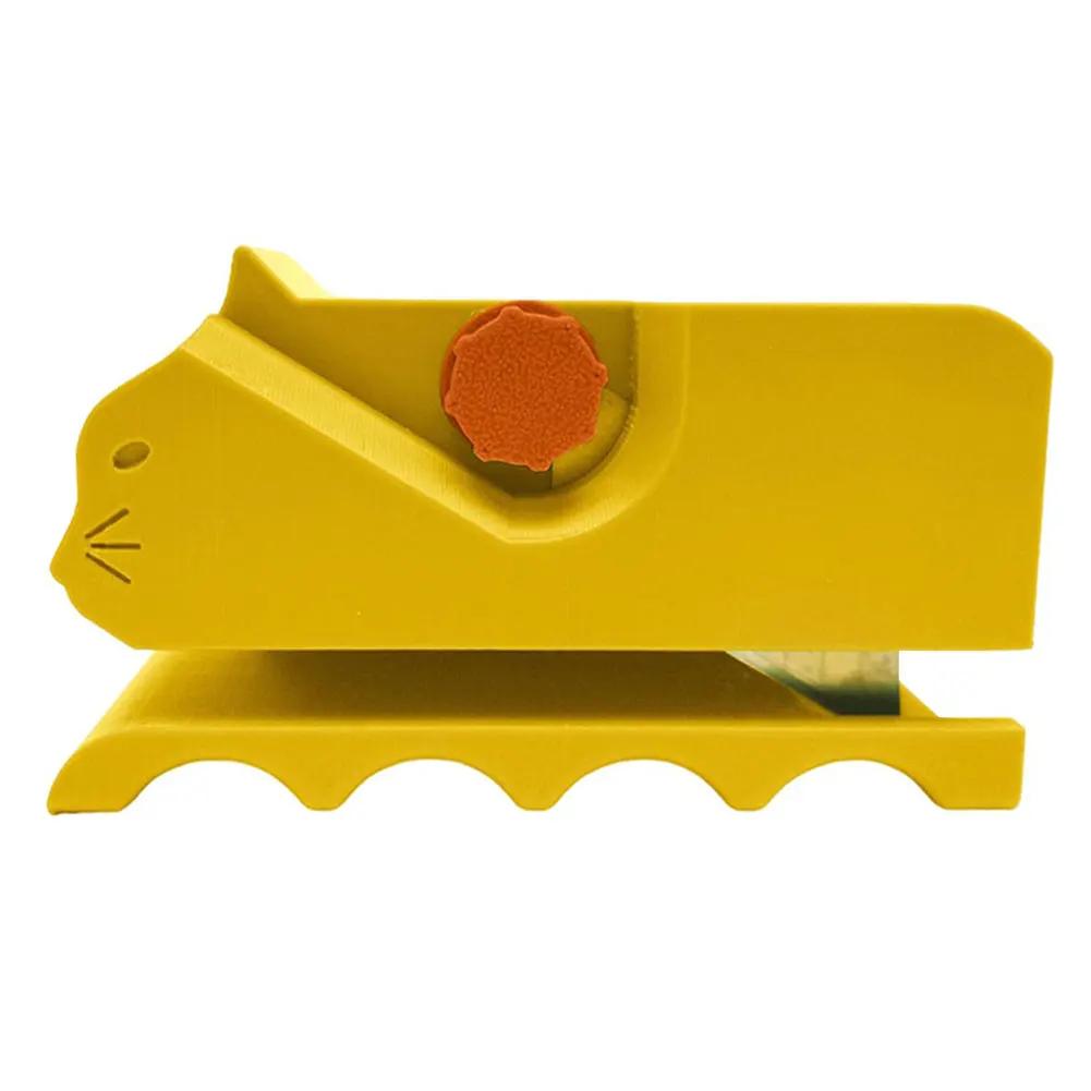 Cat Scratcher Cutter Cardboard Recycle Tool Cartoon 3D Printing Cardboard Strip Stripper for Cat Scratchers