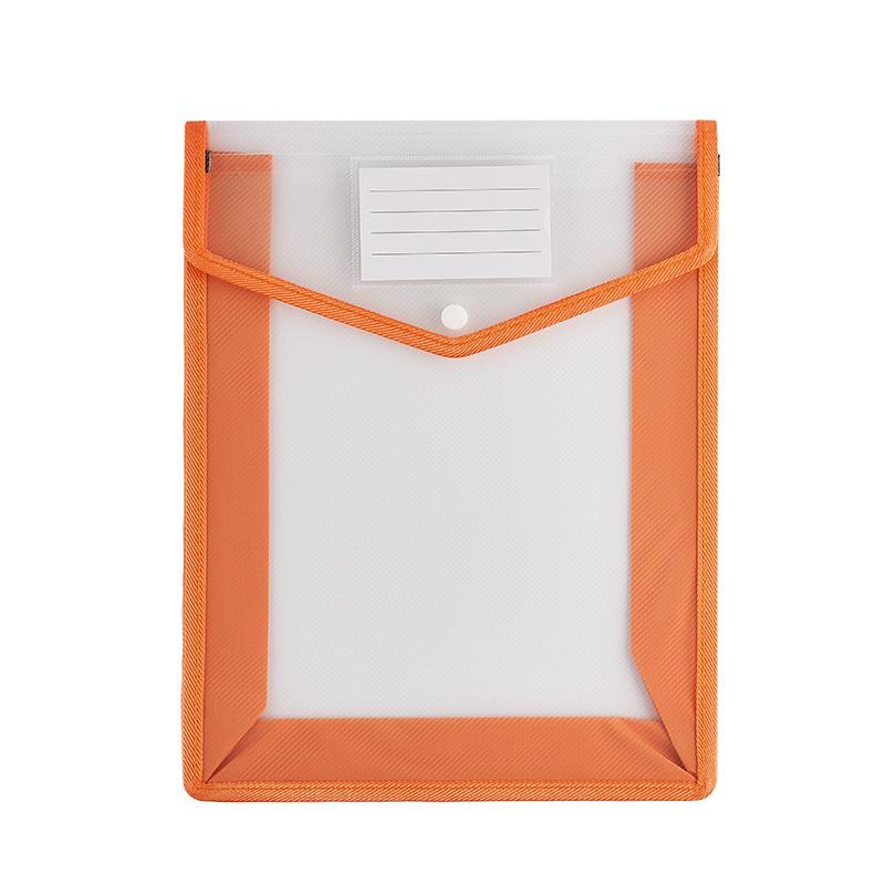 A4 Waterproof Transparent Document Storage Organizer Three-Dimensional File Bag Durable Waterproof Large Capacity