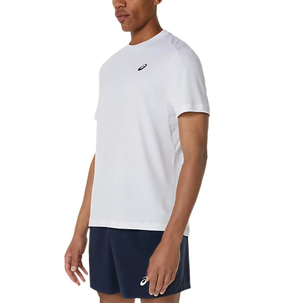 Asics COURT SHORT SLEEVE TOP T Shirt Men's White 2041A339-100