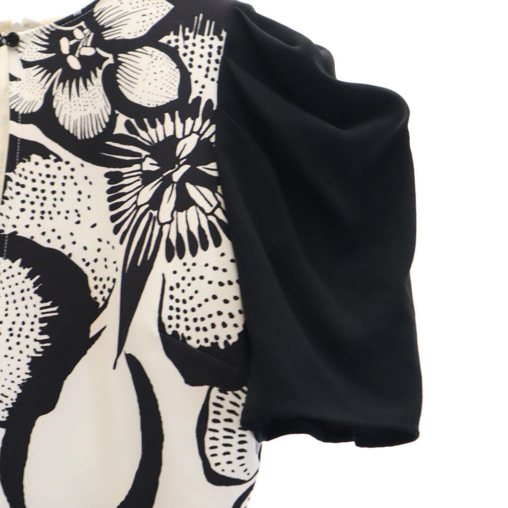 TARA JARMON Floral Short sleeve one piece 36 white Women Used