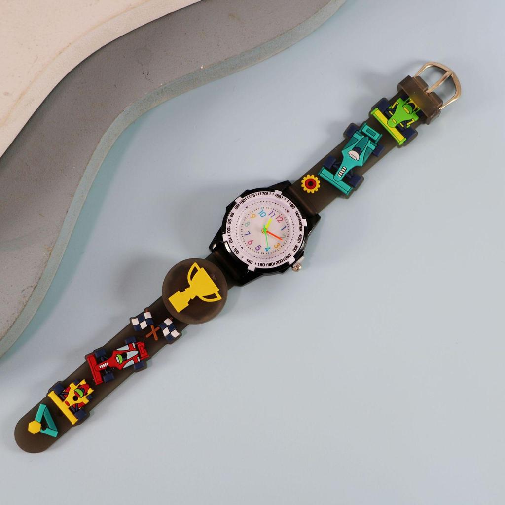 Cartoon Luminous Strap Children's Watch - Creative Birthday Gift for Elementary School Students