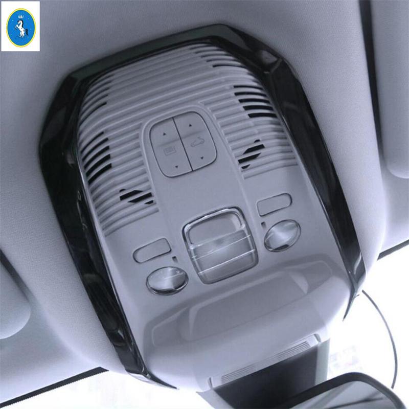 For Peugeot 3008 5008 GT 2017 -  Black Car Window Glass Lift / Door Speaker / Reading Lights Decor Cover Trim Accessories