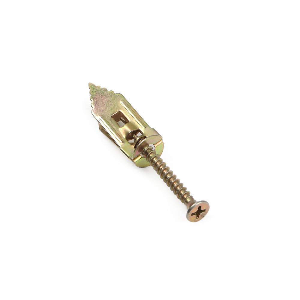 Metal Heavy Duty Wall Expansion Nails with Screws Self Drilling Drywall Anchors Self-Tapping Screw