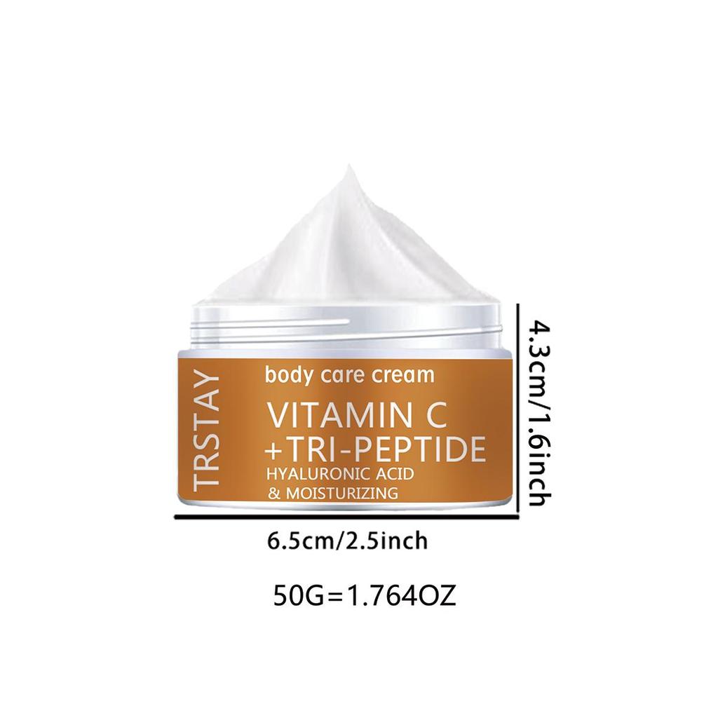 Crema hidratantă pentru corp conține vitamine, antioxidanți și colagen cu peptide trimerice pentru îngrijirea pielii, repararea pielii deteriorate și hidratarea pielii