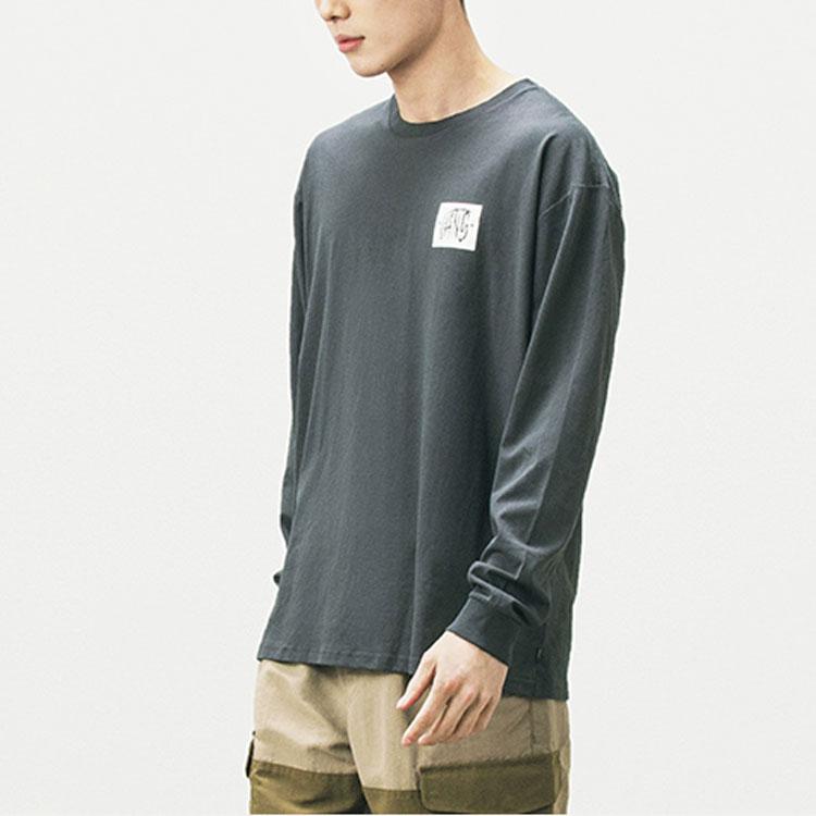 Vans X Duyanaizi Collaboration Fun Pattern Long Sleeve T-Shirt Men Tops Gray VN0A5F421O7