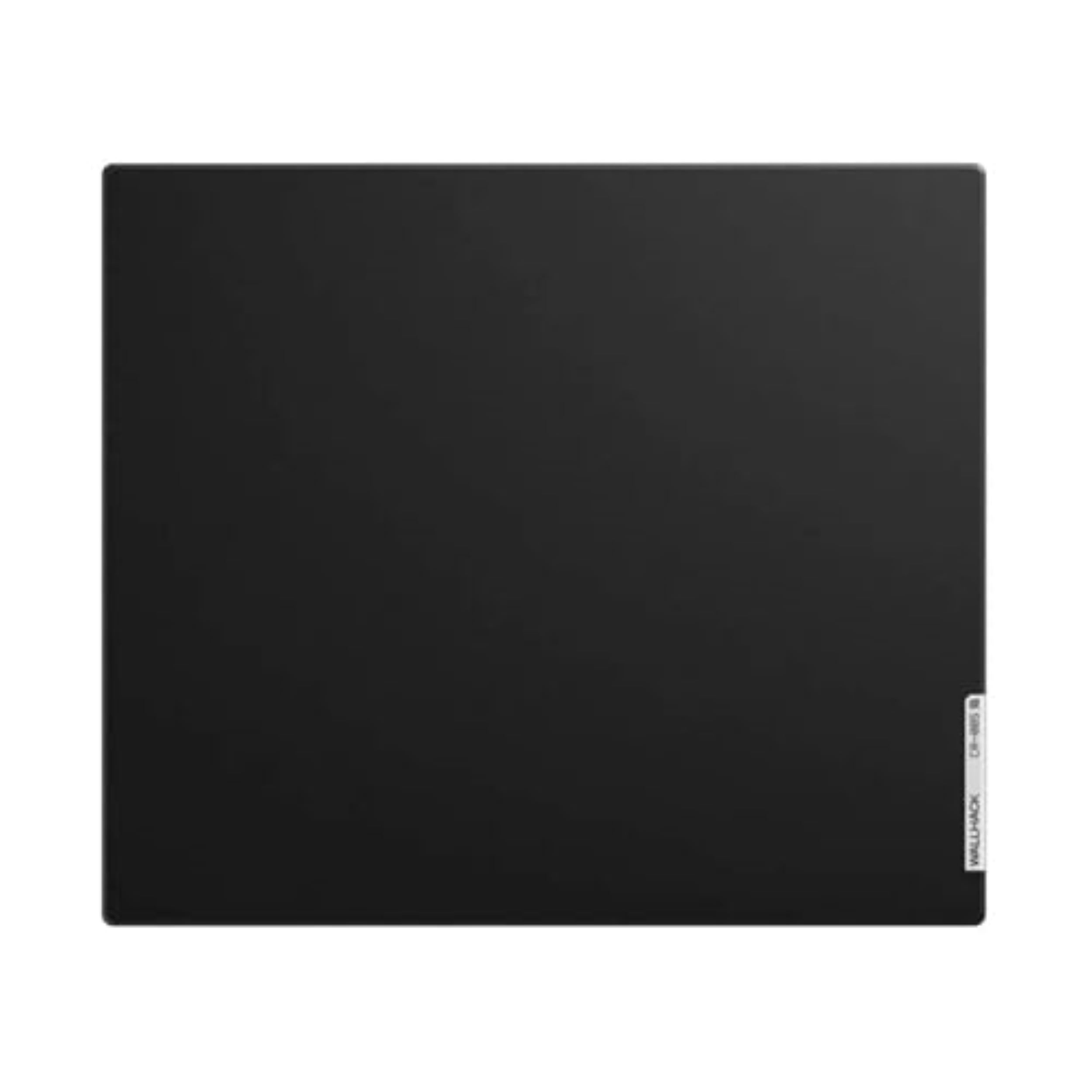 Wallhack CR-005 Стеклянный коврик для мыши 45 см x 51 см Ультратонкое закаленное стекло Нескользящая силиконовая основа Черный с чехлом для переноски