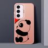 Cute Cartoon Panda Case for Samsung Galaxy A55 A51 A56 A26 A36 A73 A54 A52 A53 A71 A72 A35 Soft Shell