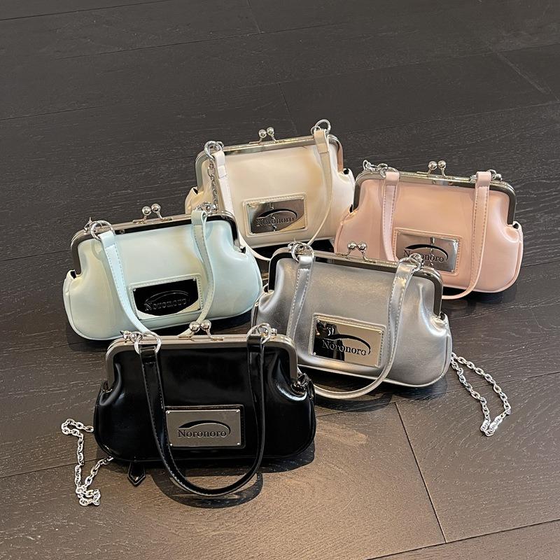 Hand Carry Portable Shell Bag Spring and Summer New Retro Fashion Trendy Leisure Locomotive Style Shoulder Messenger Bag