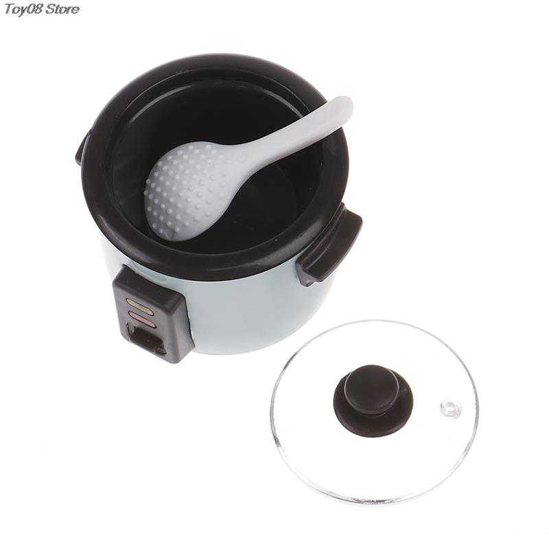 New 1Pcs 1/12 Scale Miniature Dollhouse Rice Cooker Modle Pretend Play Simulation Kitchen Appliance Accessories Toy